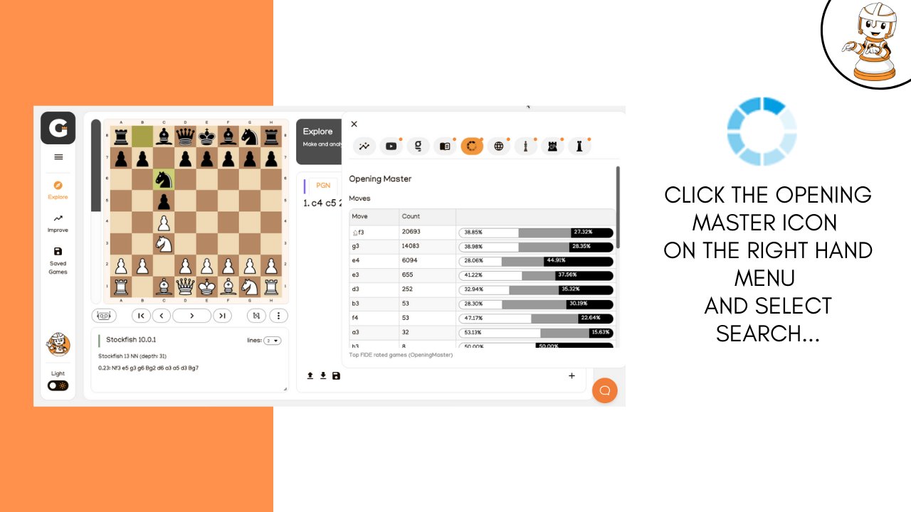 Gchess Openingmaster3