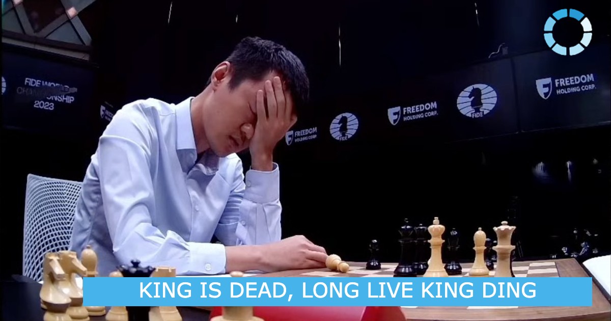 Ding Liren beats Ian Nepomniachtchi to become first world champion