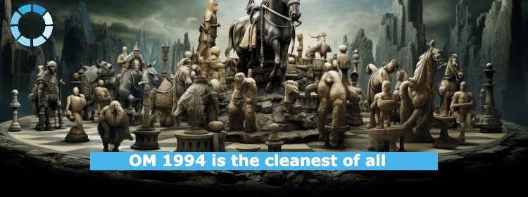 OM 1994 - Historical cleanest chess database between 1800-1994