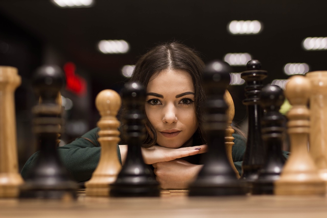 Chess grandmaster Judit Polgar is photographed July 8, 1992 in New