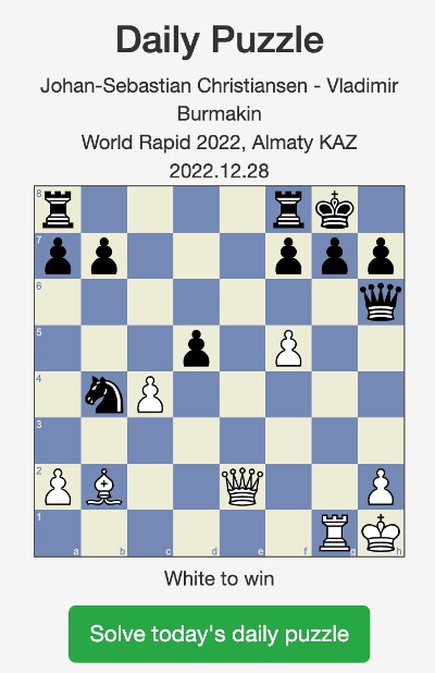 Chess Daily Puzzles