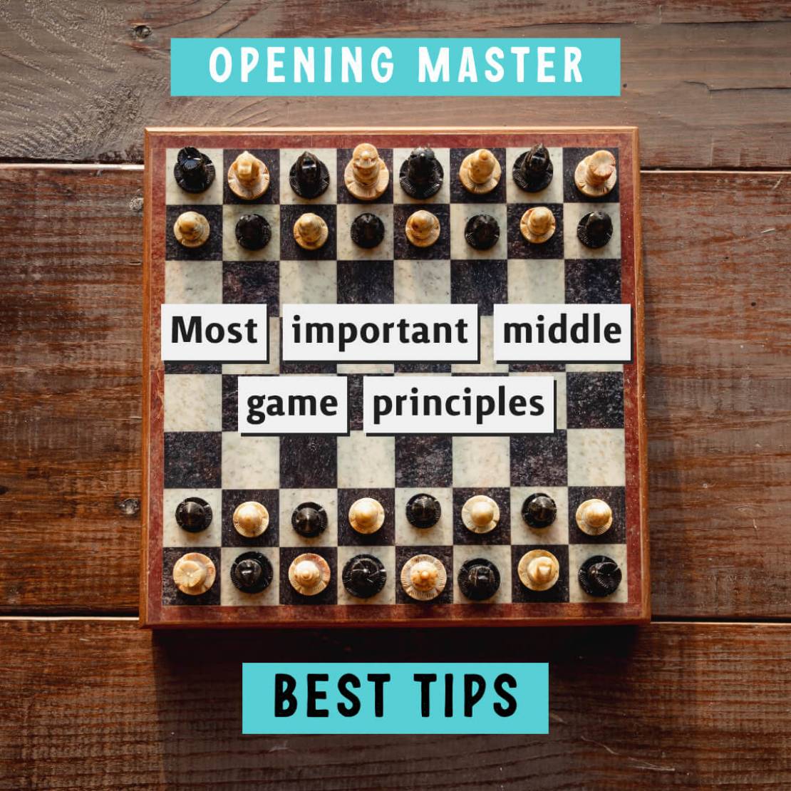 After Opening Game, what is the most Important Middlegame Principle?